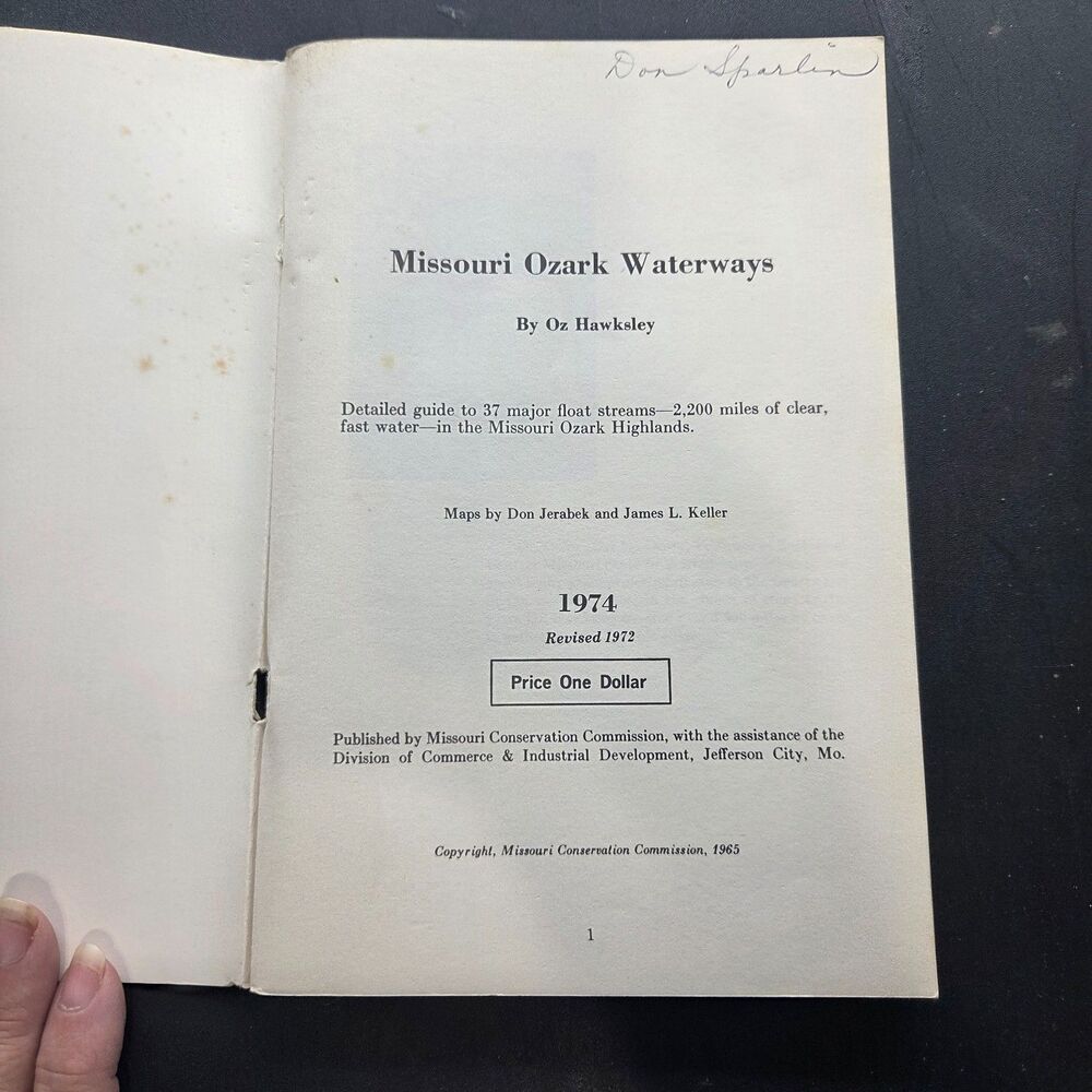 Vintage Missouri Ozark Waterways Fishing Books Fish Guide Conservation Lot - Picture 3 of 9
